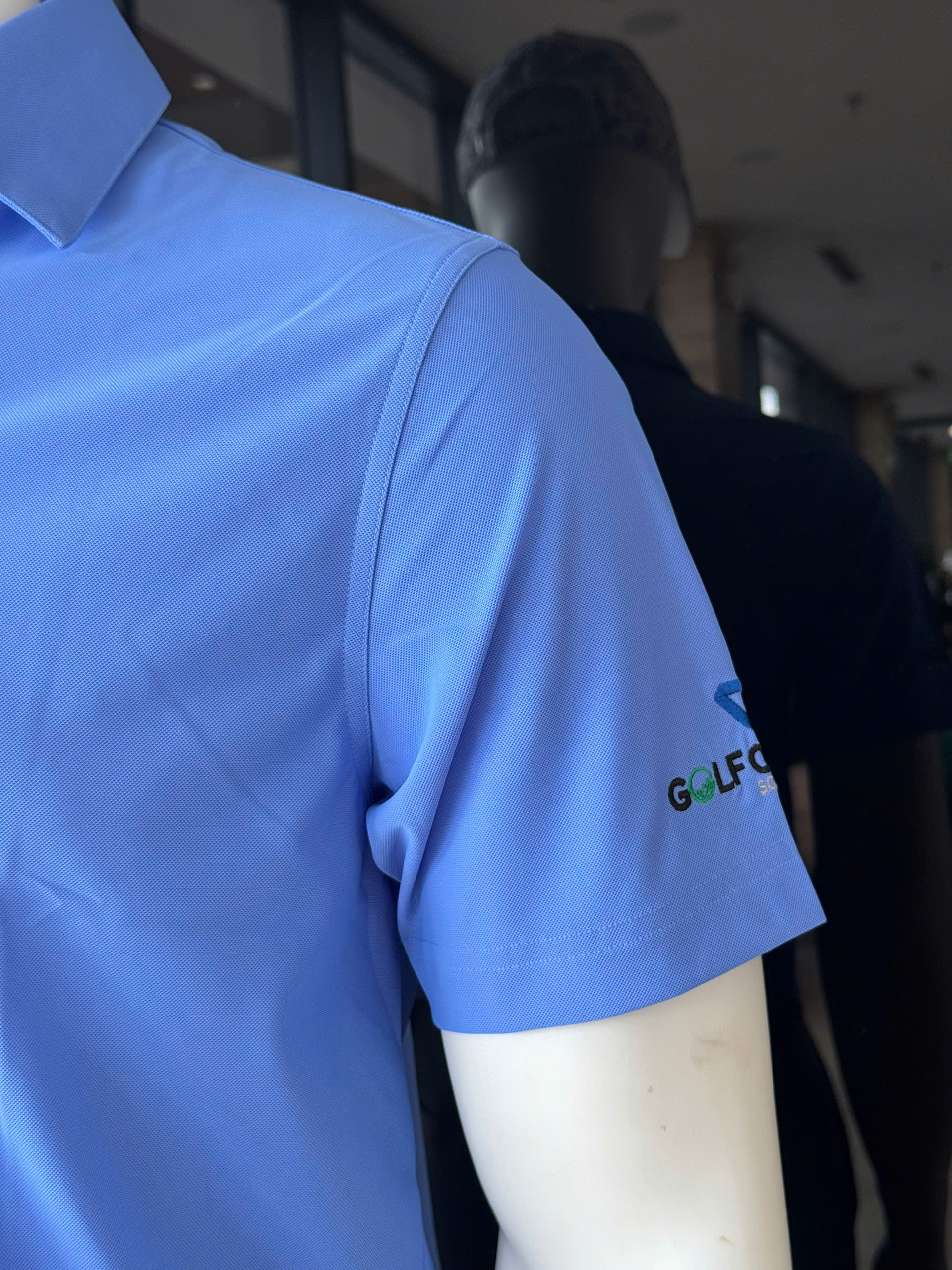 Áo nam Passio Golf Logo Sonadezi - Xanh Dương