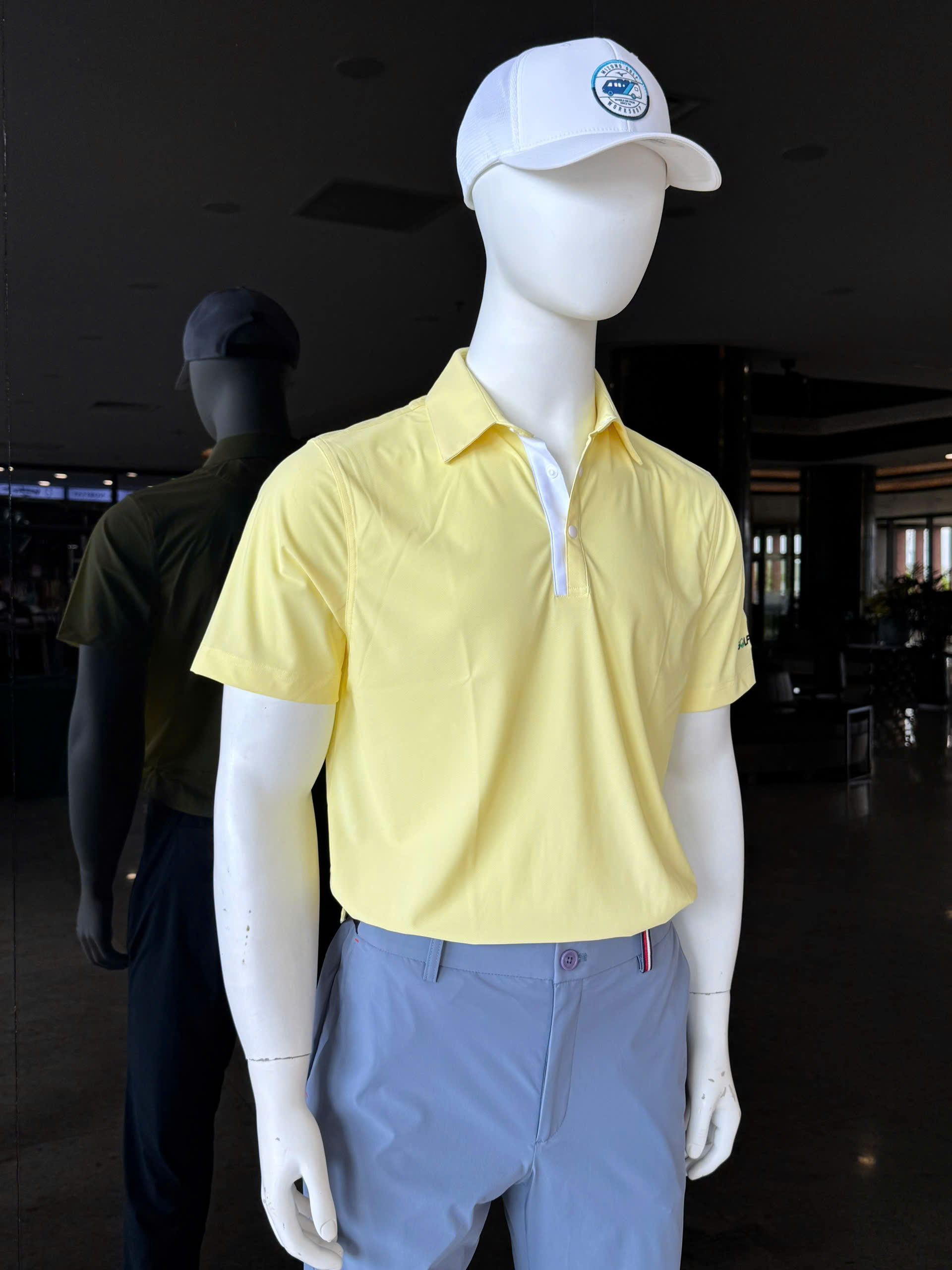 Áo nam Passio Golf Logo Sonadezi - Vàng